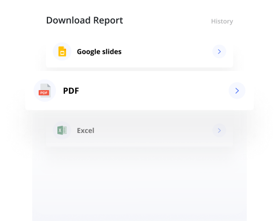 Quick & detailed reports for customers